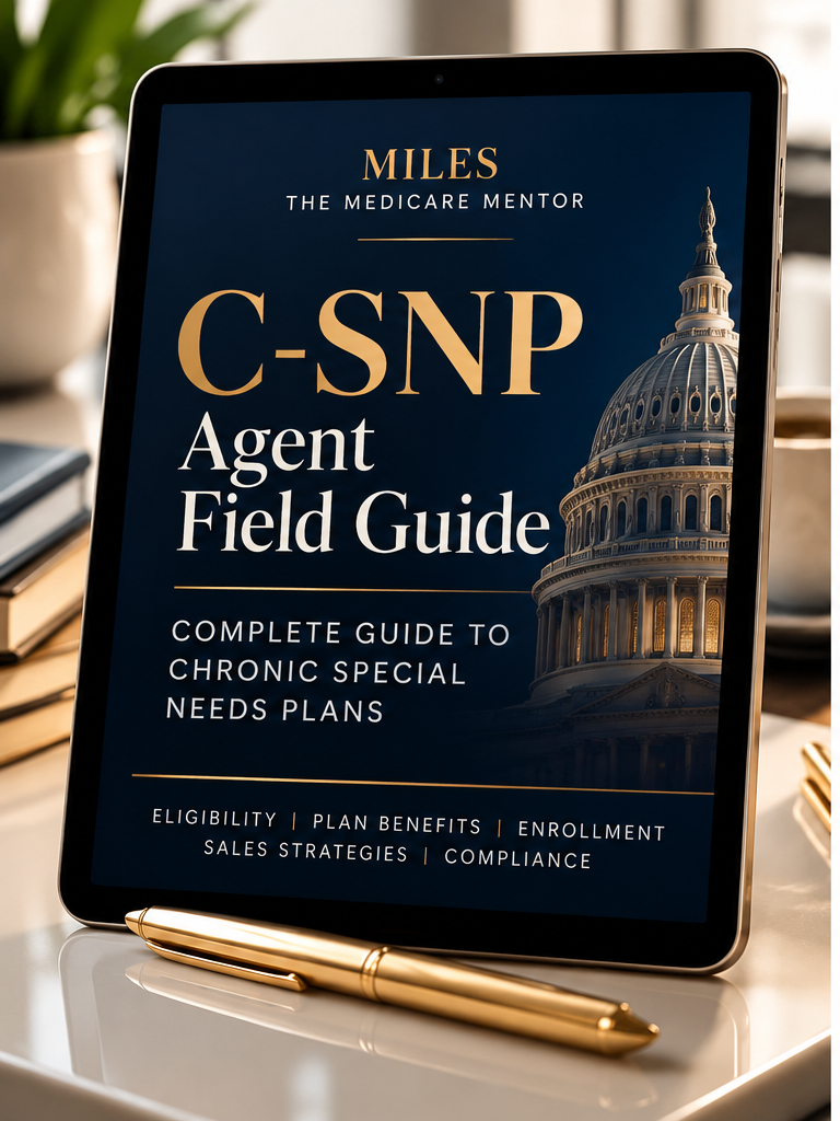 Miles C-SNP Field Guide navy and gold cover