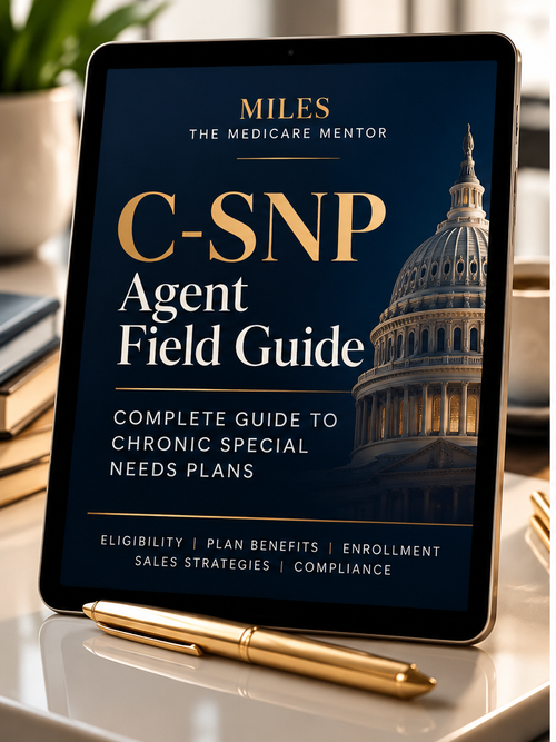 Miles C-SNP Field Guide navy and gold cover